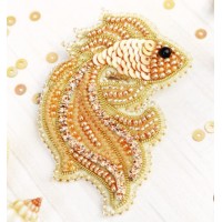 Набор для вышивания броши «Золотая рыбка»